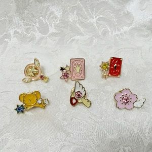 Sakura Cardcaptor Brooch Set